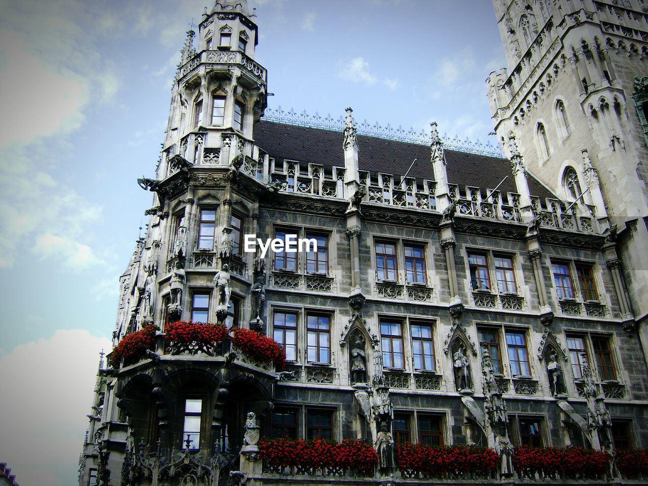 Low angle view of building against sky