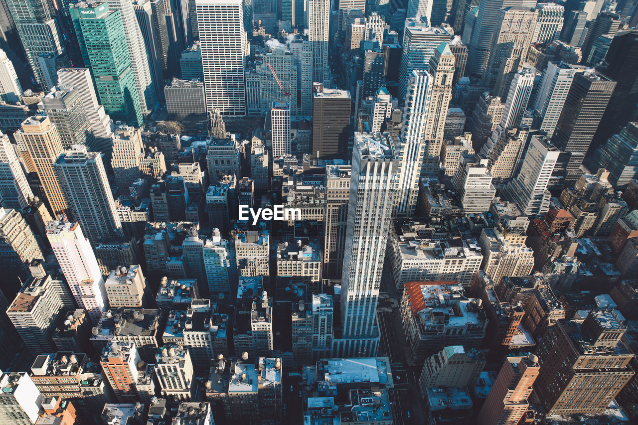 Full frame shot of skyscrapers