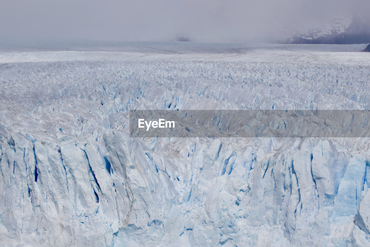 Snow covered glacier