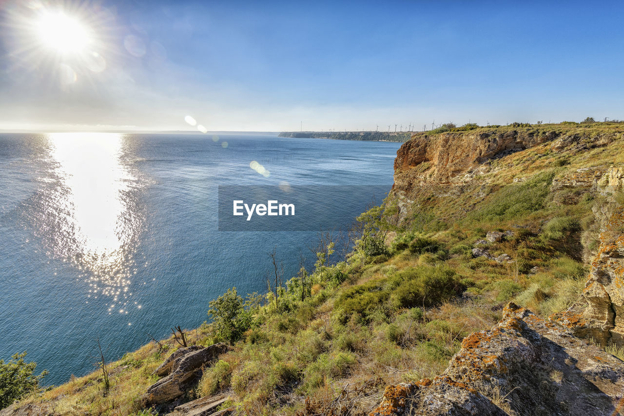 View of the coast of the black sea