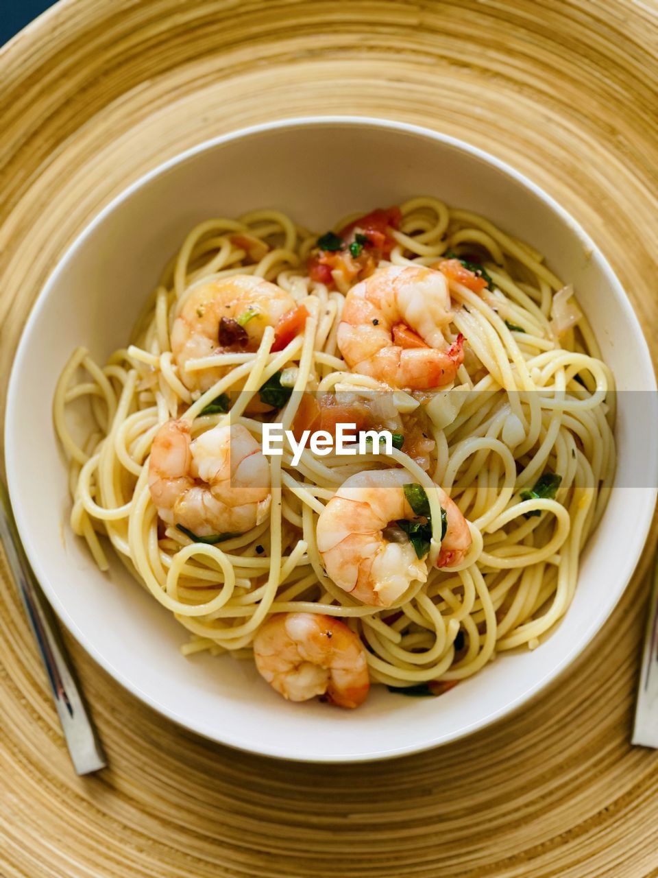 Close-up of noodles in bowl