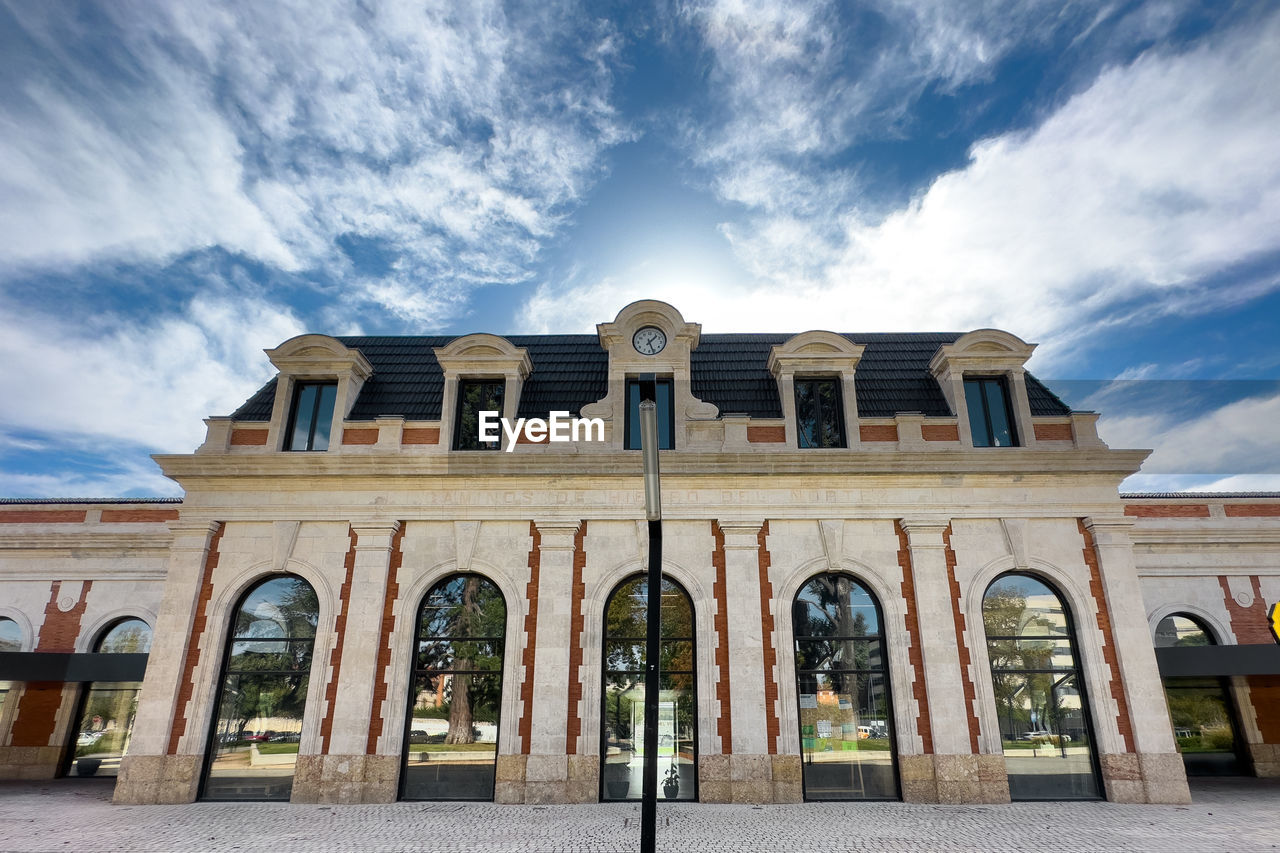 low angle view of historical building against sky