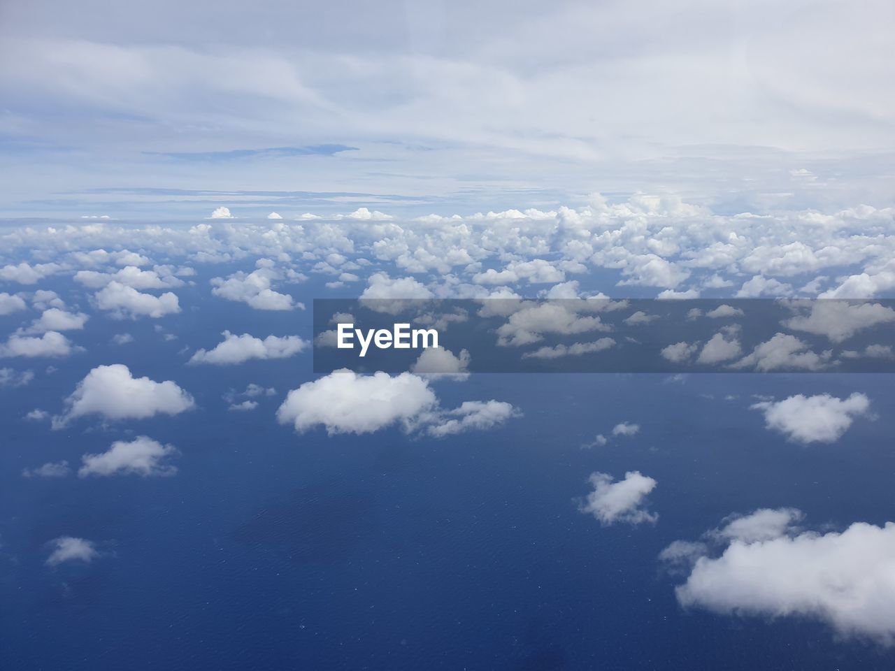 Aerial view of cloudscape against sky