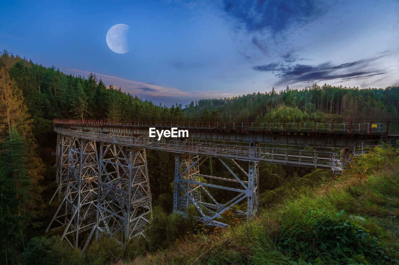 scenic view of bridge against sky