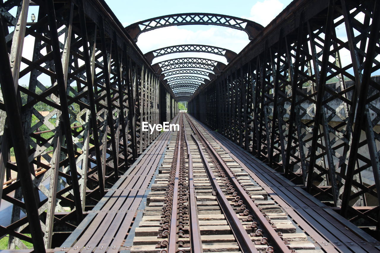 Single old track victoria railway bridge located in karai, kuala kangsar, perak
