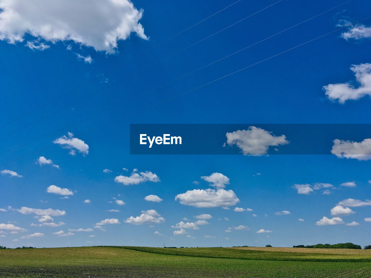 Low angle view of field against sky