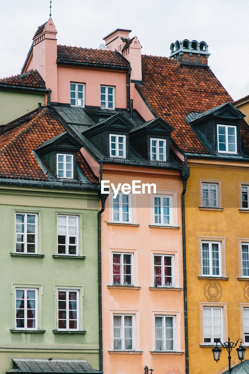 LOW ANGLE VIEW OF RESIDENTIAL BUILDINGS