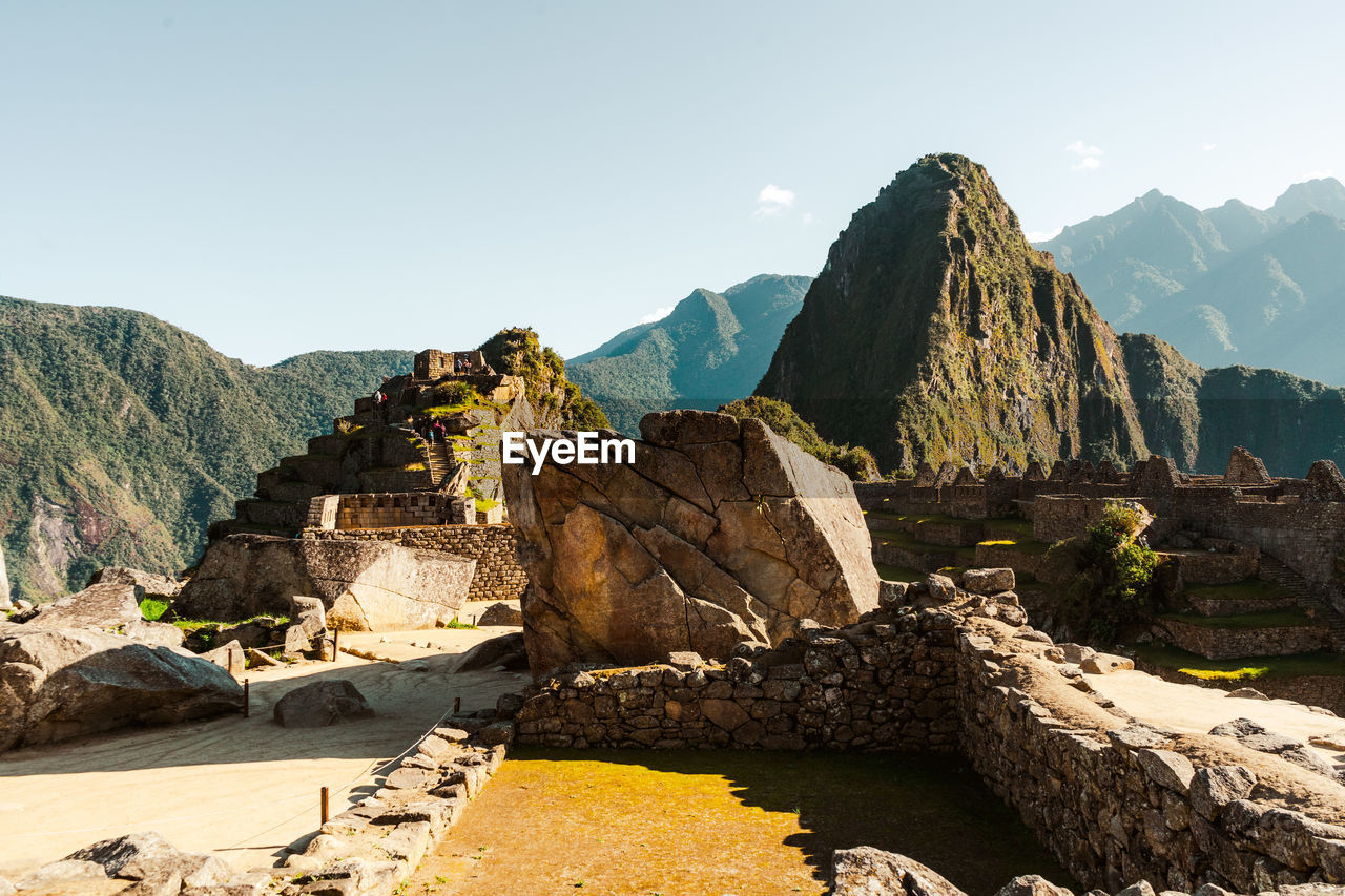 Wandering around machu picchu