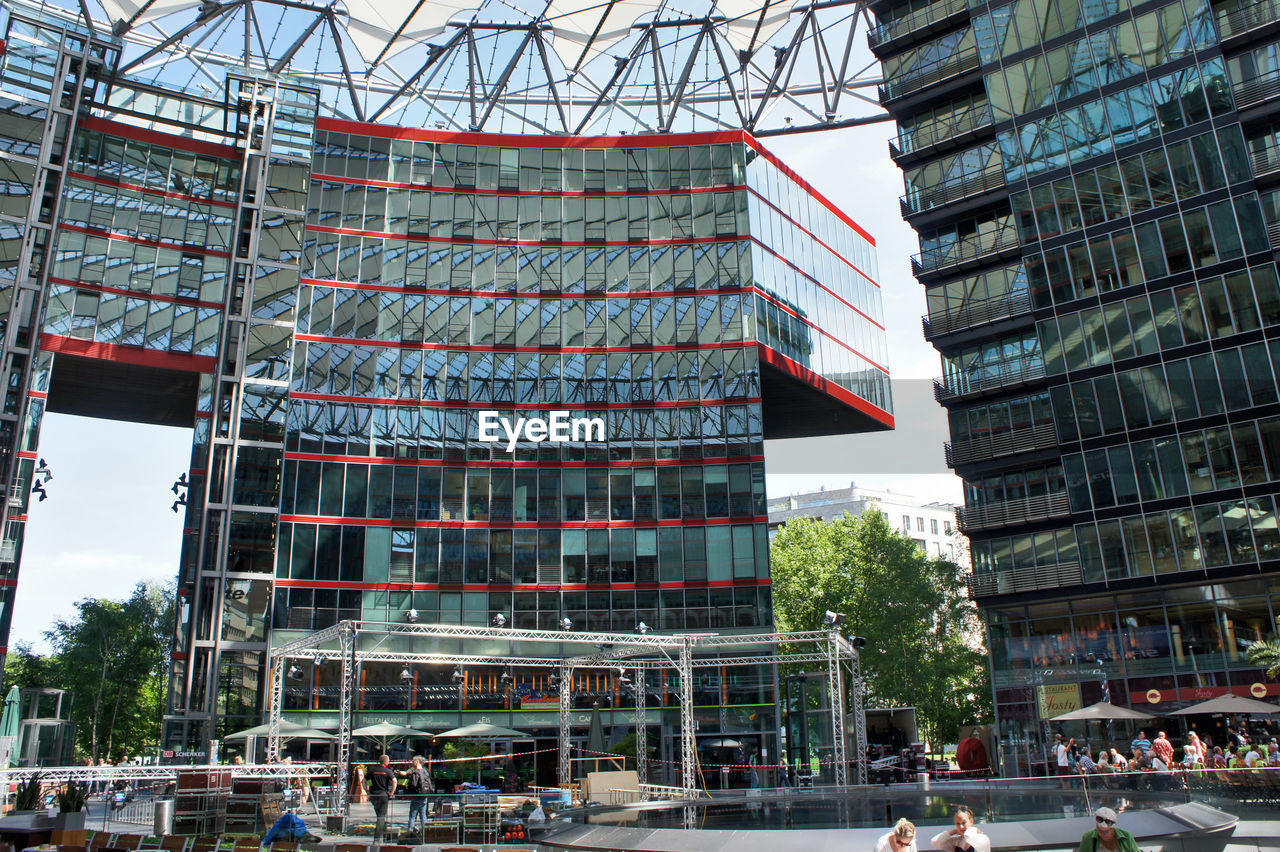 Modern buildings at potsdamer platz