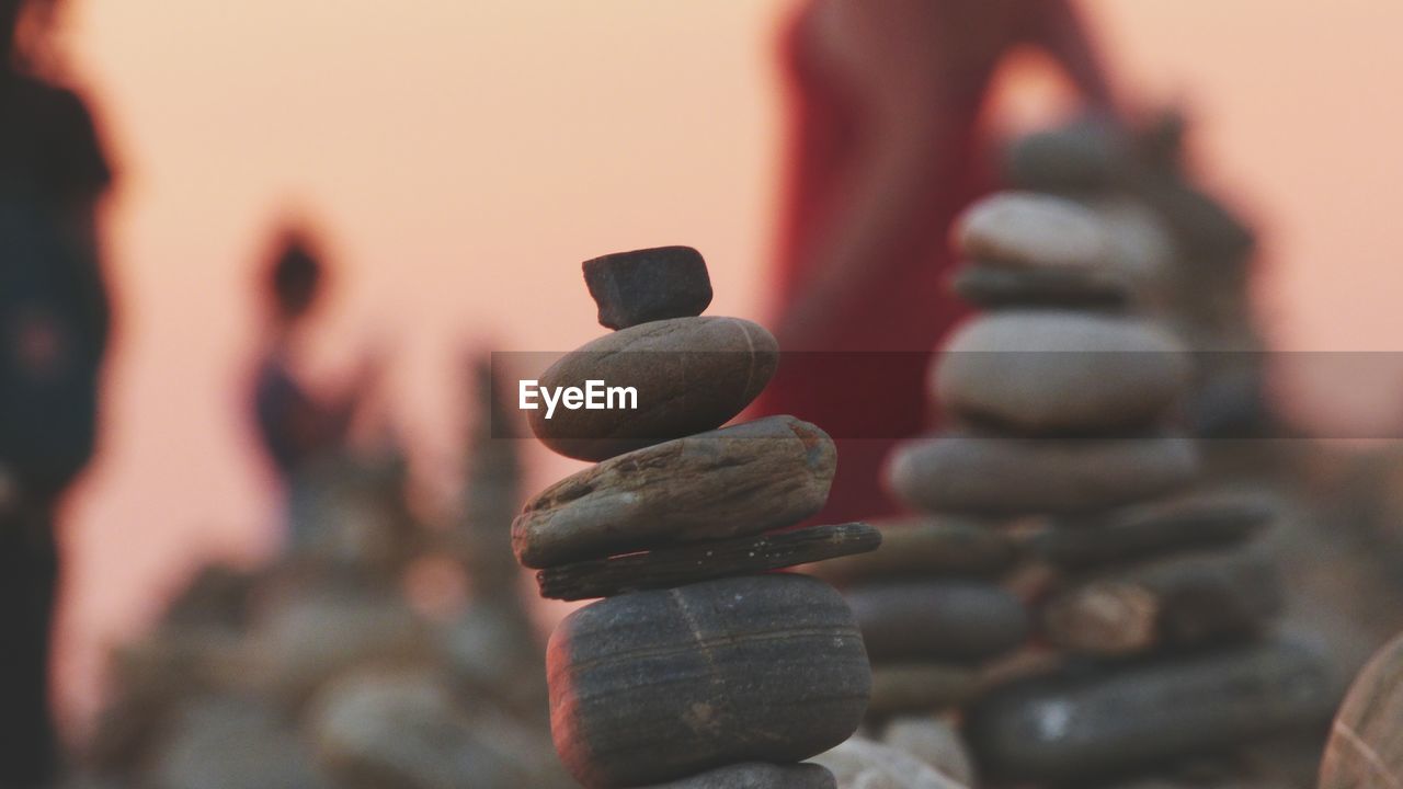 CLOSE-UP OF CHESS STACK