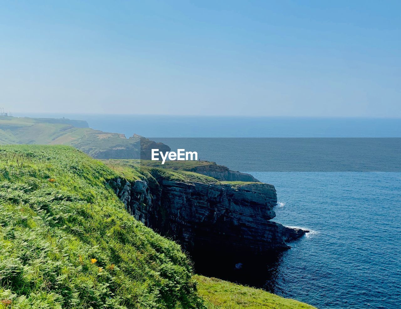 SCENIC VIEW OF SEA AGAINST BLUE SKY