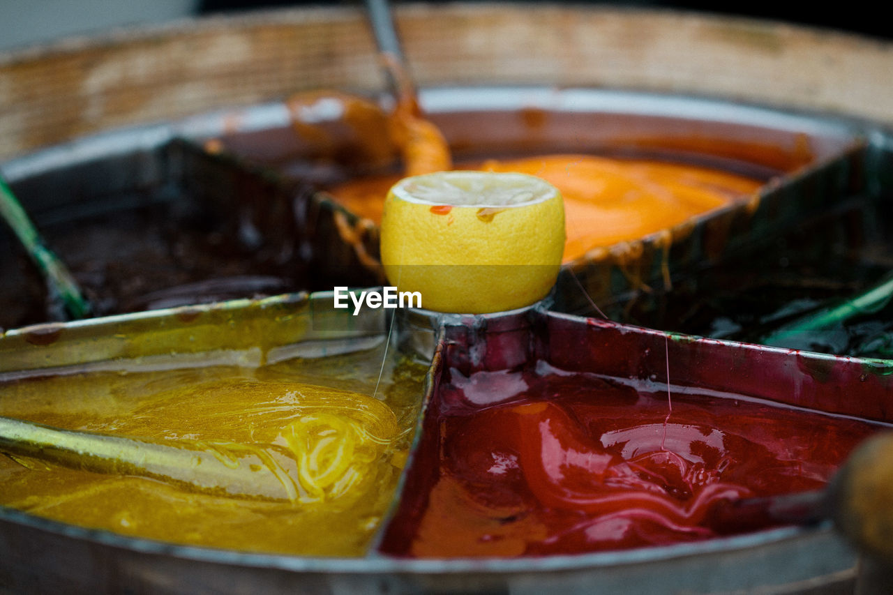 Close-up of colors