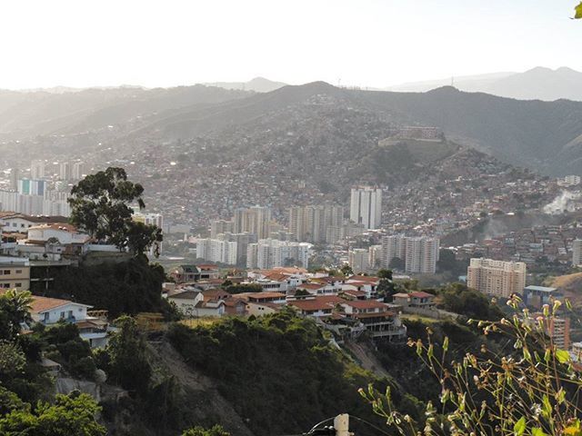 HIGH ANGLE VIEW OF RESIDENTIAL DISTRICT