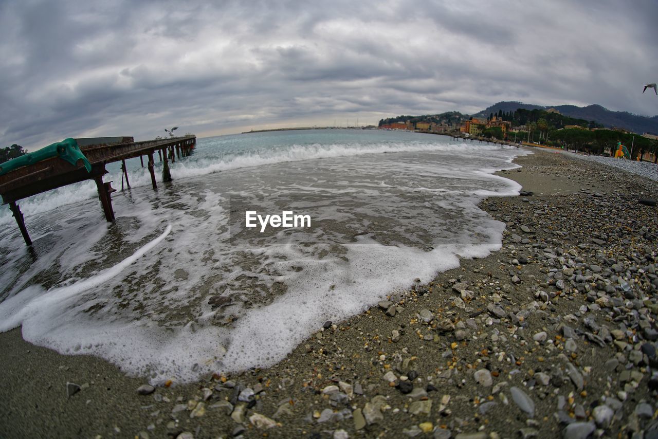 PANORAMIC VIEW OF SEA AGAINST SKY