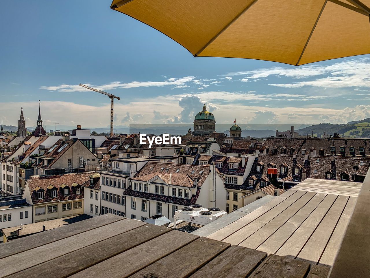 Buildings in bern against sky