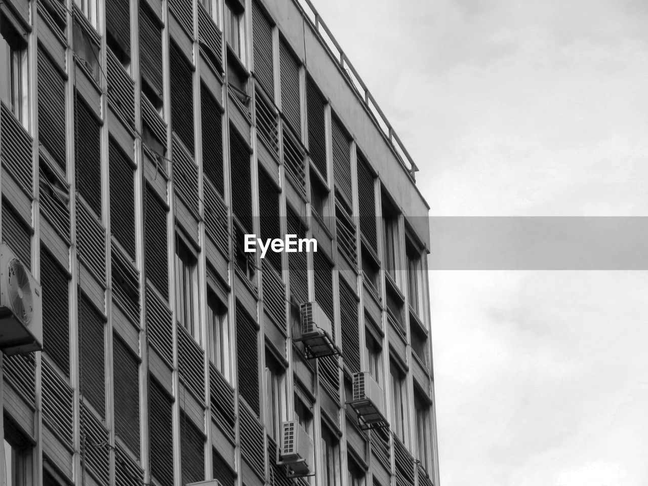 Low angle view of buildings against sky