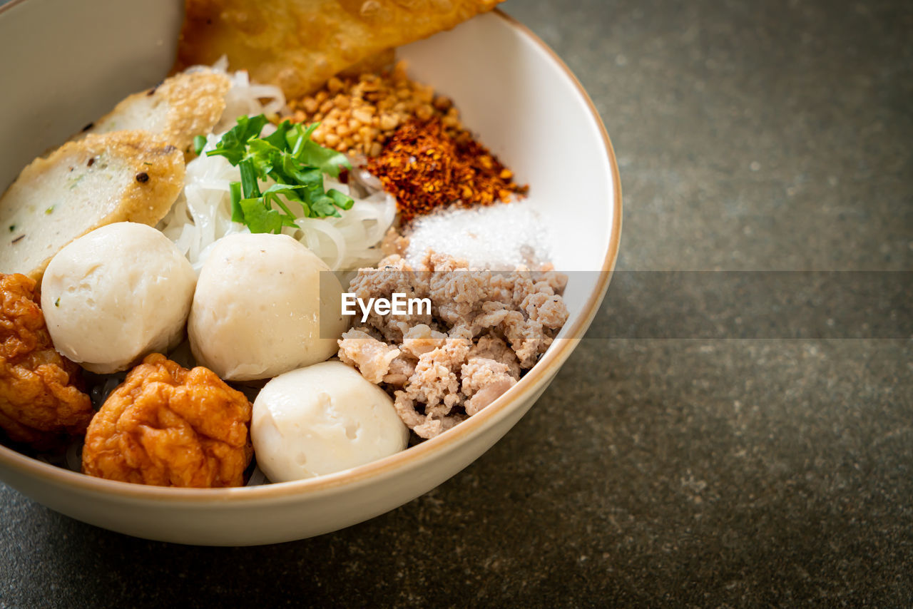 close-up of food in bowl