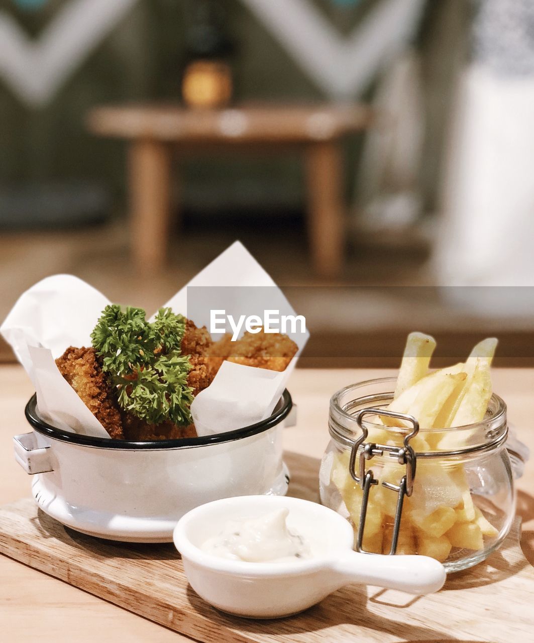 Close-up of food on table at home