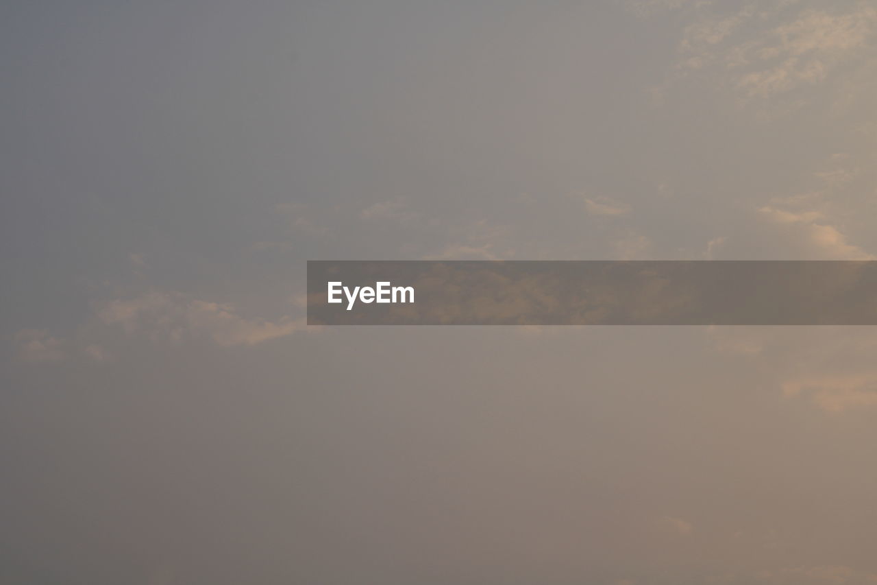 LOW ANGLE VIEW OF DRAMATIC SKY DURING SUNSET