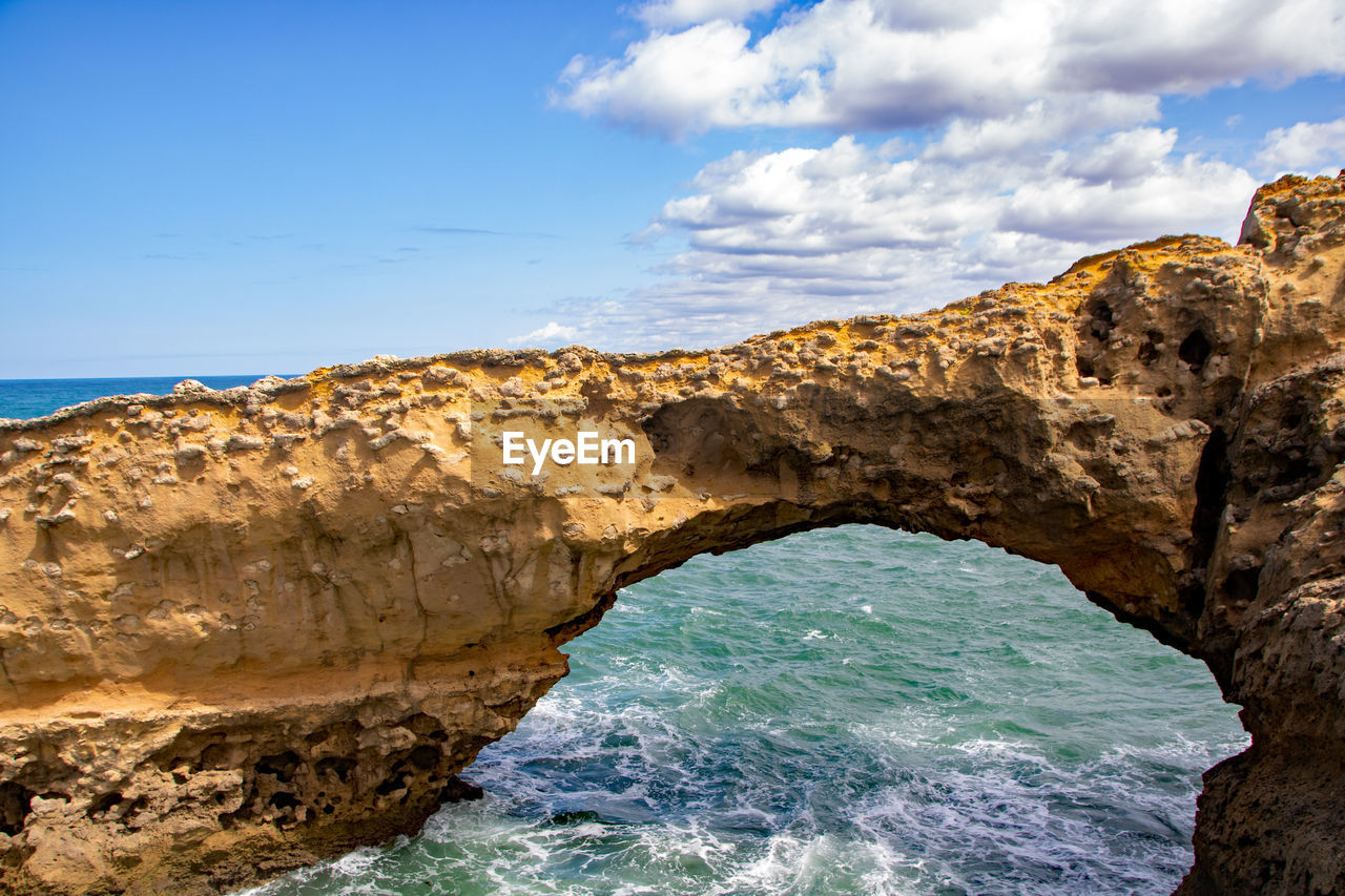 SCENIC VIEW OF SEA AND ROCKS