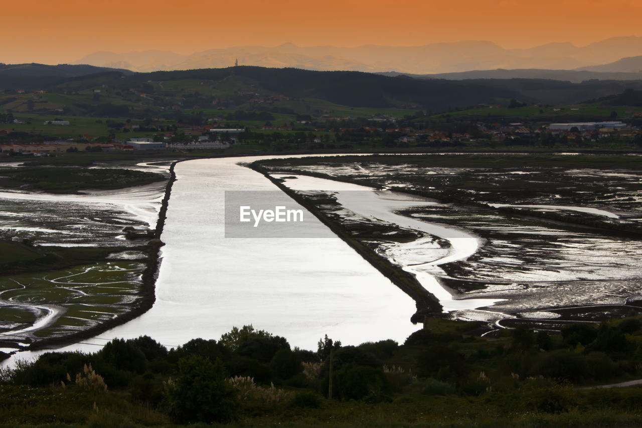 SCENIC VIEW OF RIVER AGAINST SKY