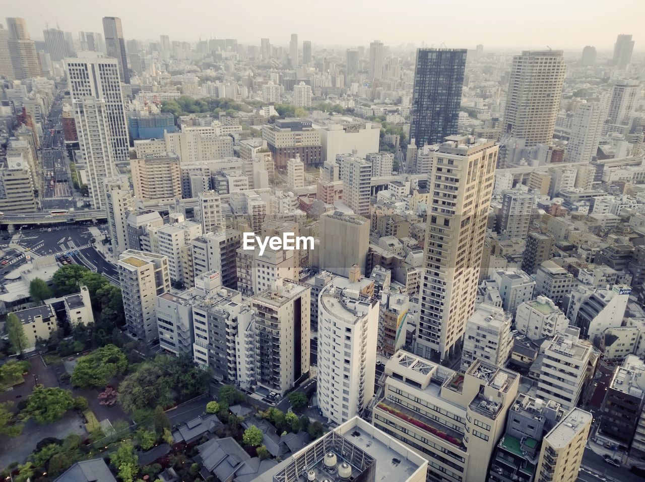 Aerial view of a city