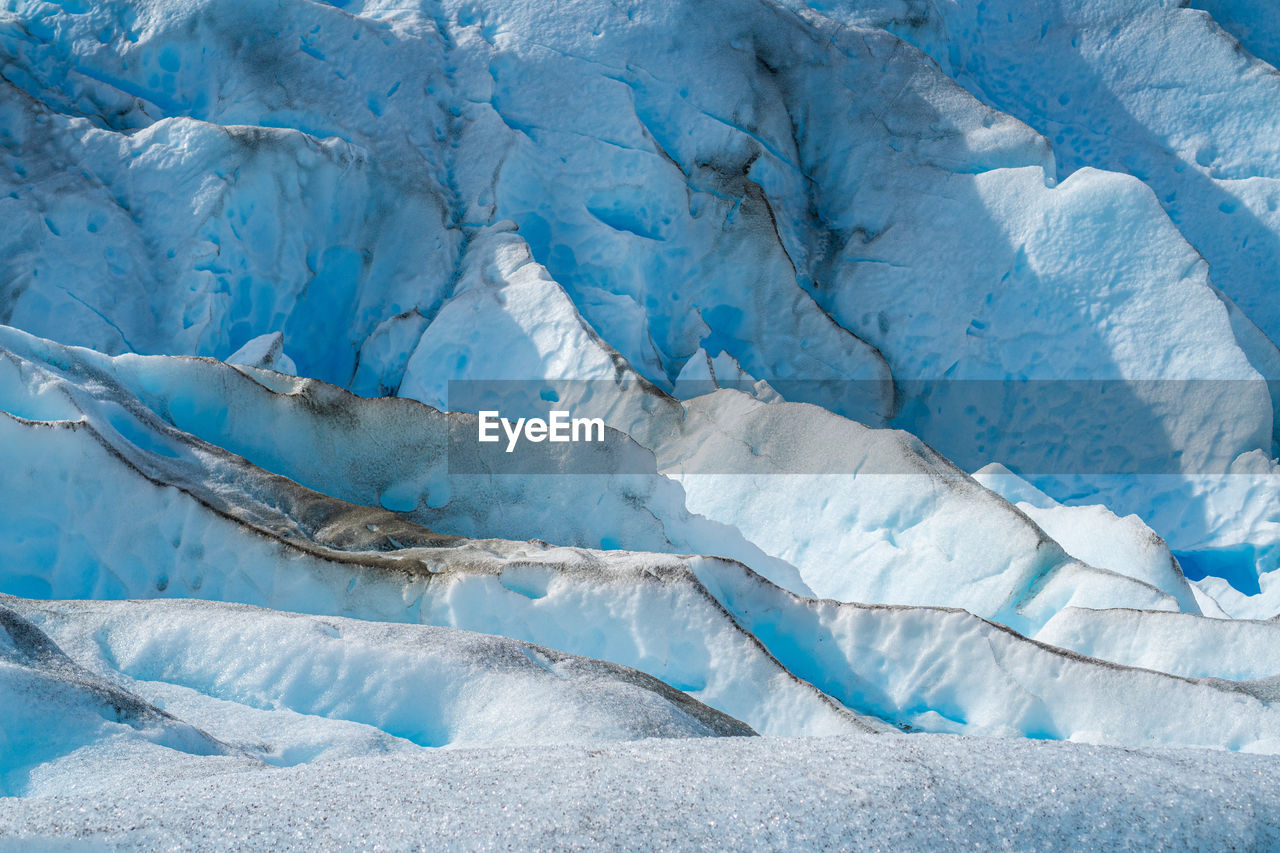 Detail view of perito moreno glacier
