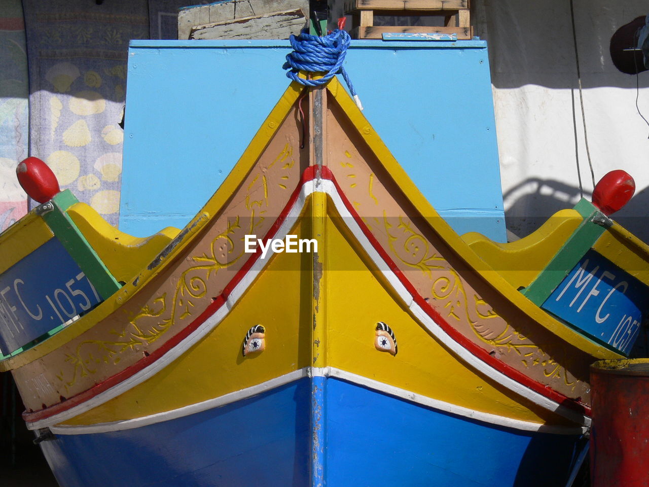 Close-up of boat