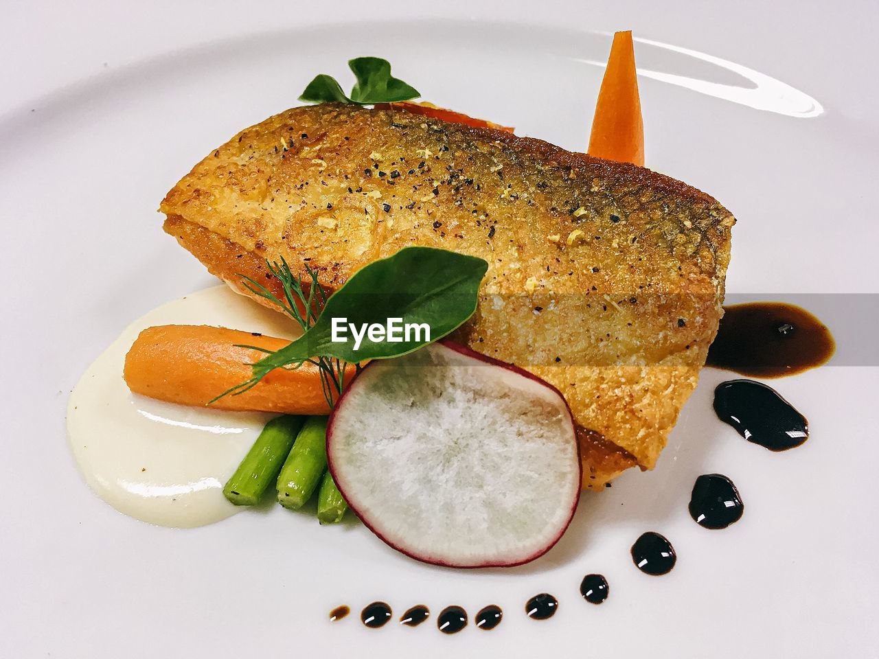 Close-up of food in plate