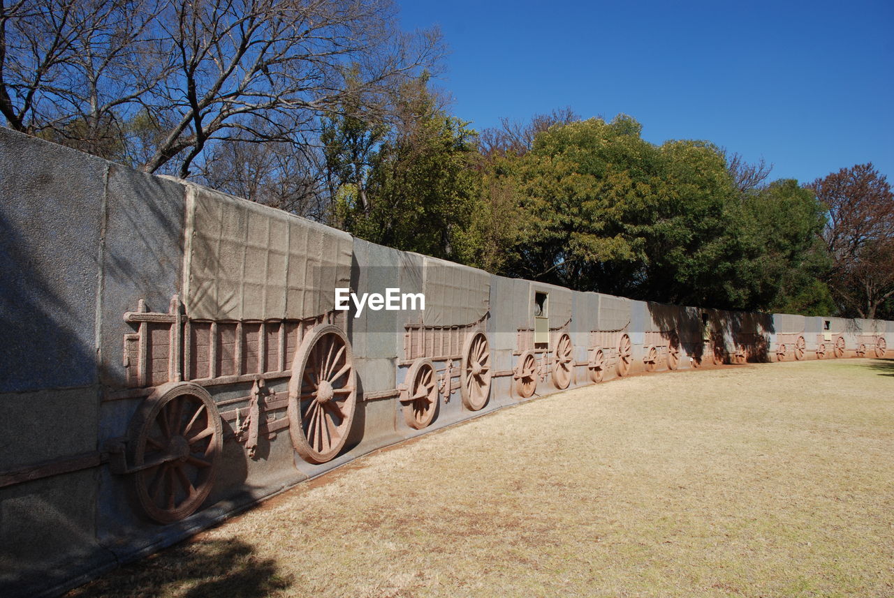 The impressive voortrekker monument on the outskirts of pretoria in south africa