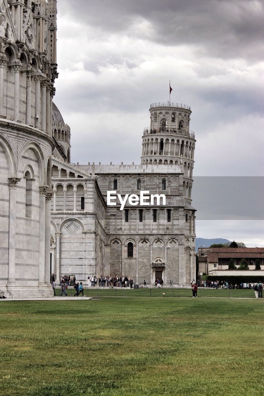 View of leaning tower of pisa