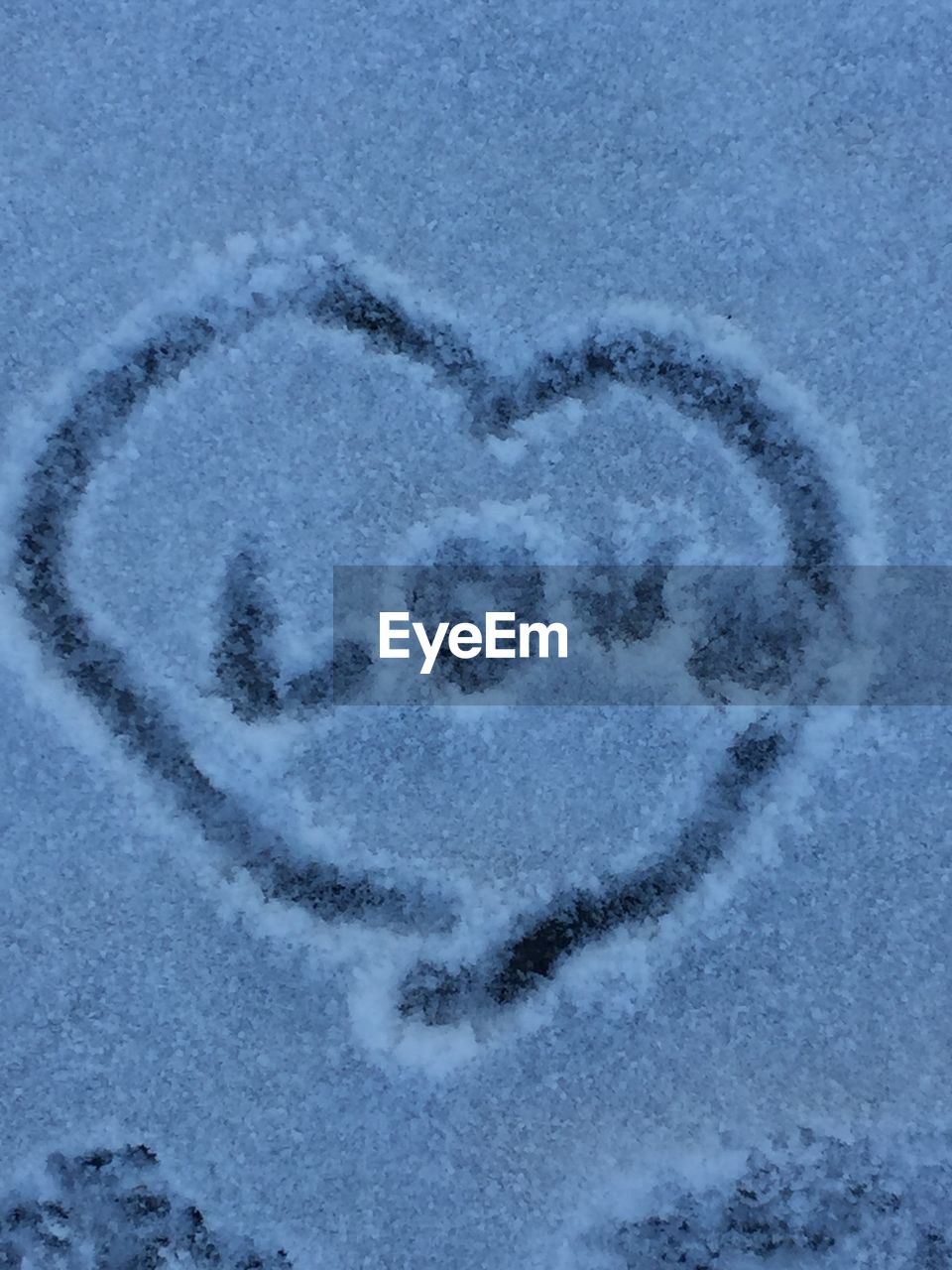 CLOSE-UP OF HEART SHAPE ON ICE CREAM