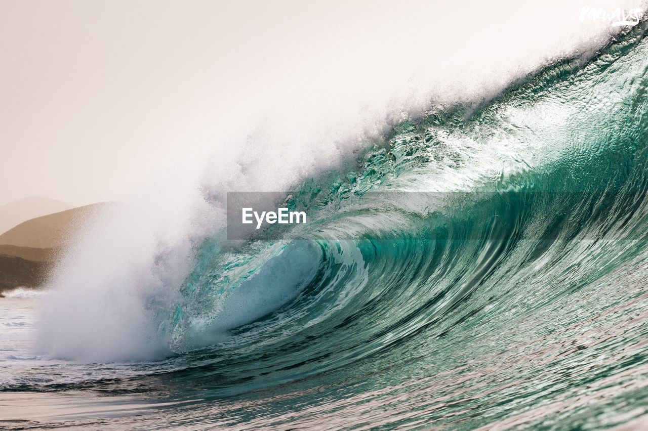 Scenic view of sea waves