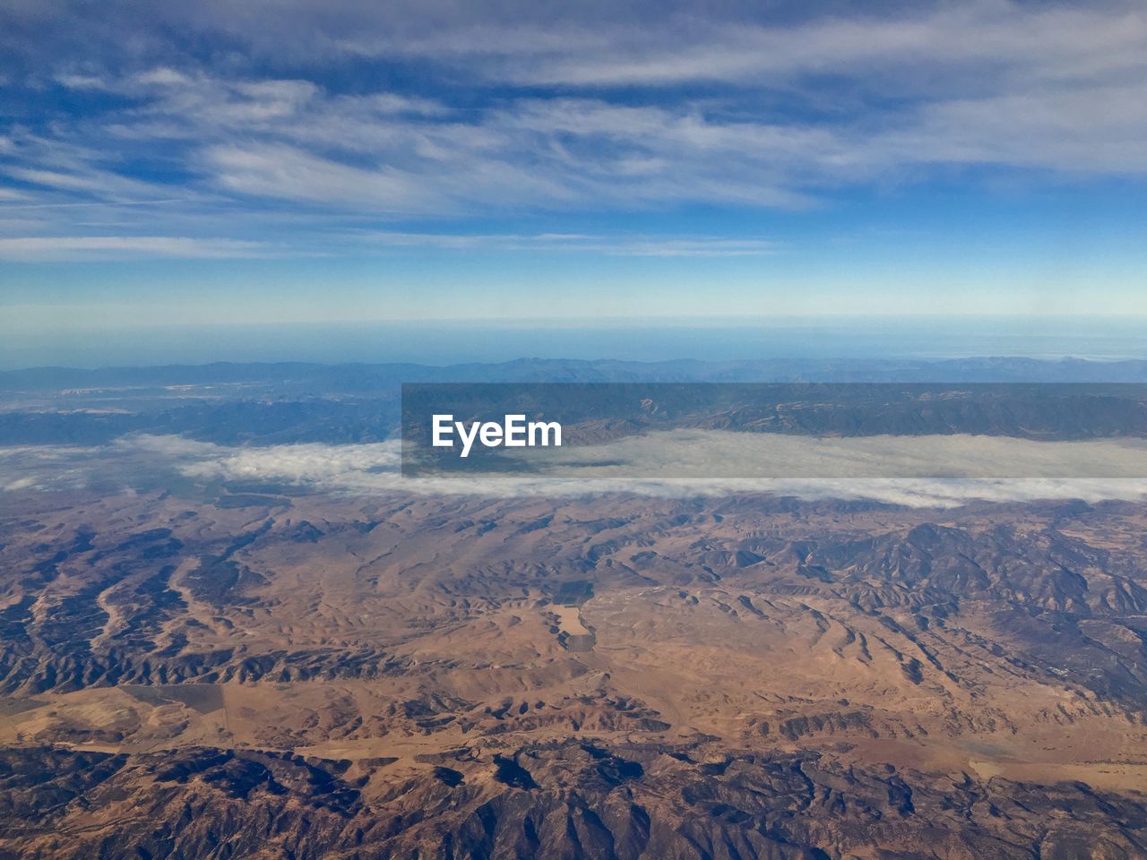 Aerial view of landscape against sky