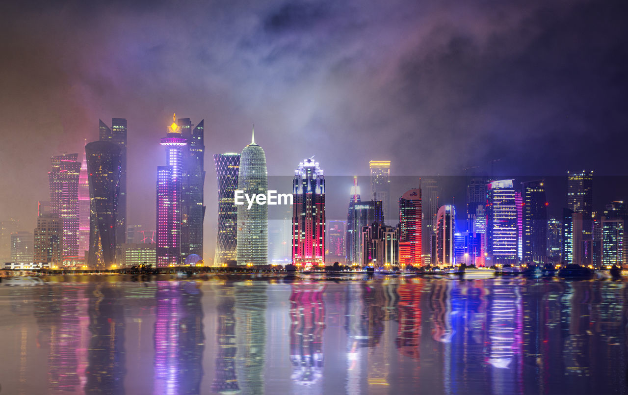 Qatar's cityscape view