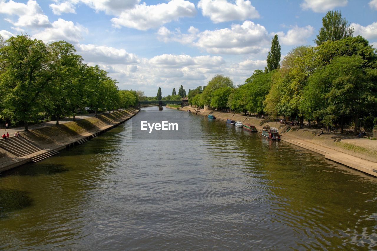 Scenic view of river against sky