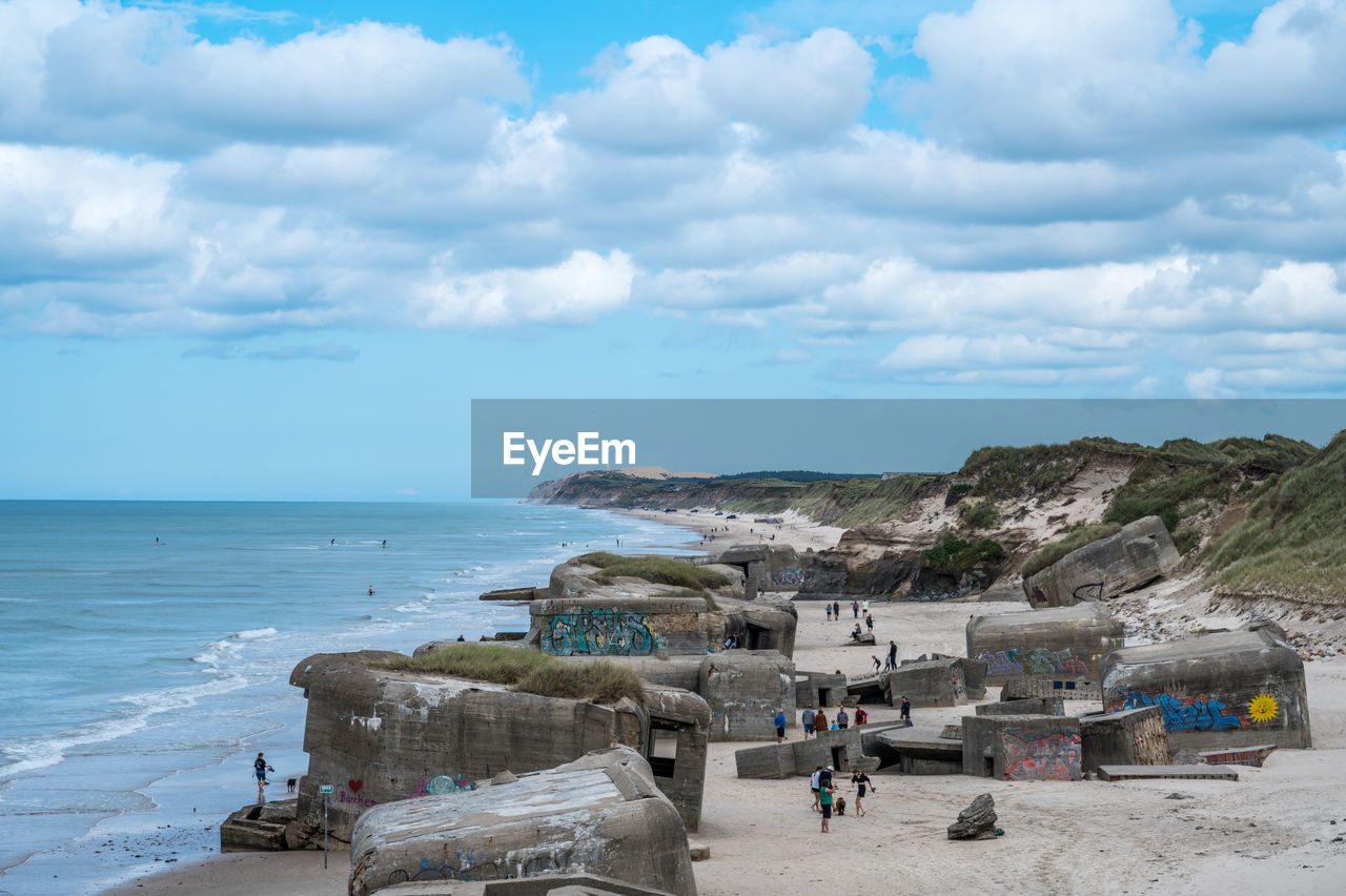 Ww2 coastal battery løkken-north, denmark