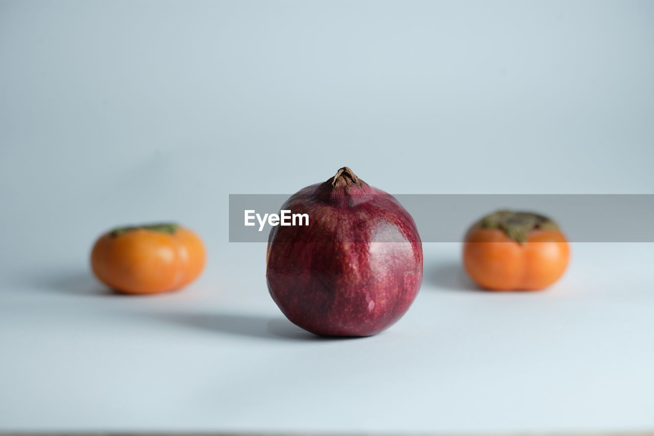 Close-up of apples on table