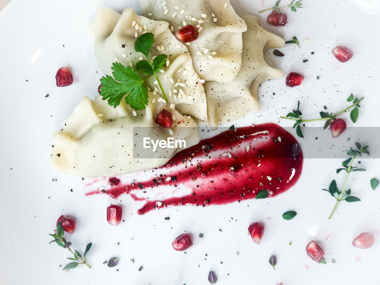 Close-up of food in plate