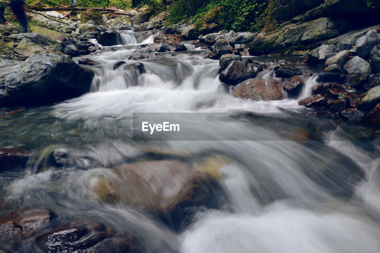 RIVER FLOWING THROUGH ROCKS