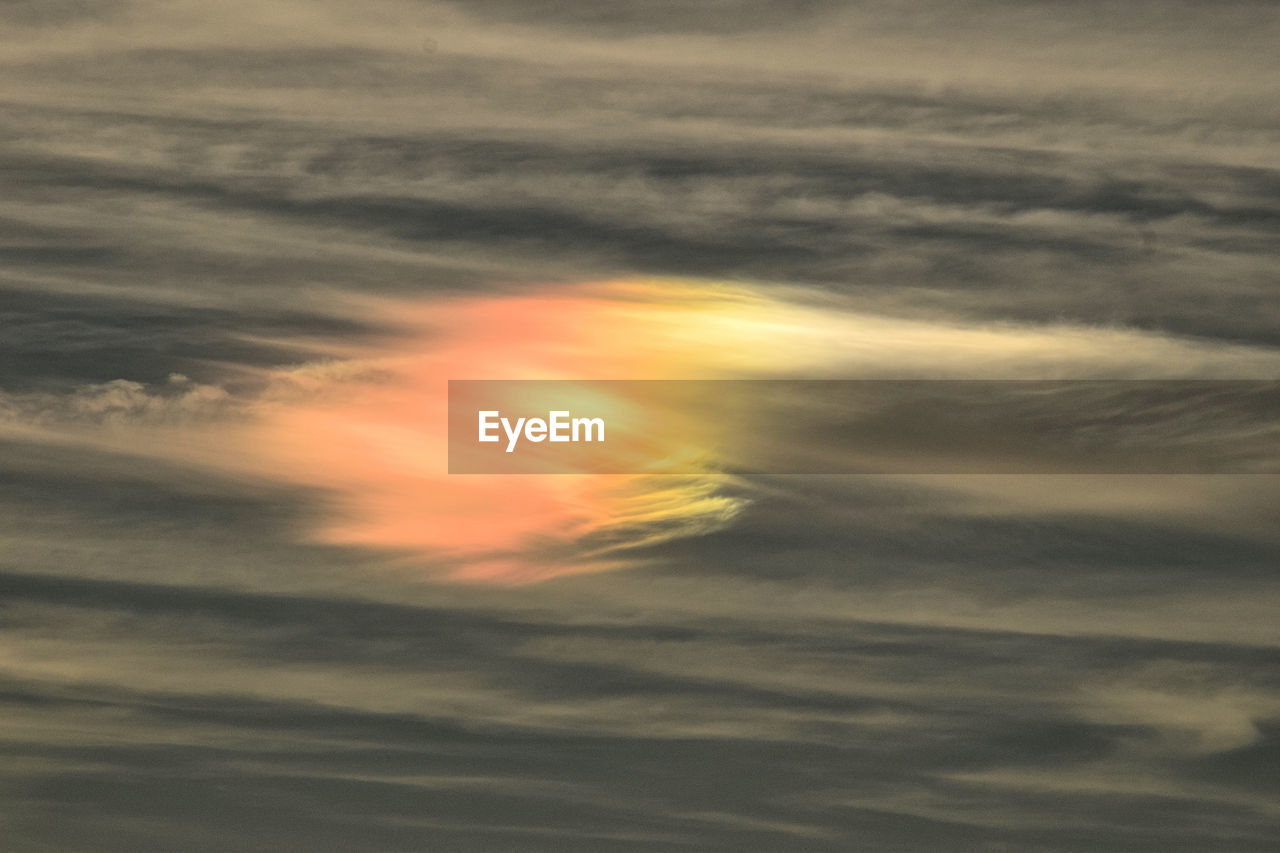 LOW ANGLE VIEW OF SKY DURING SUNSET