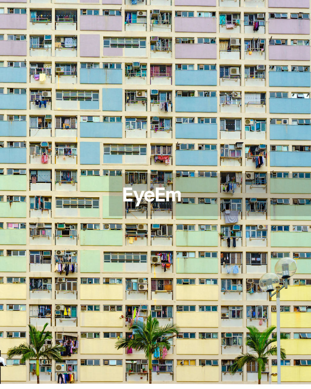 Full frame shot of apartment building