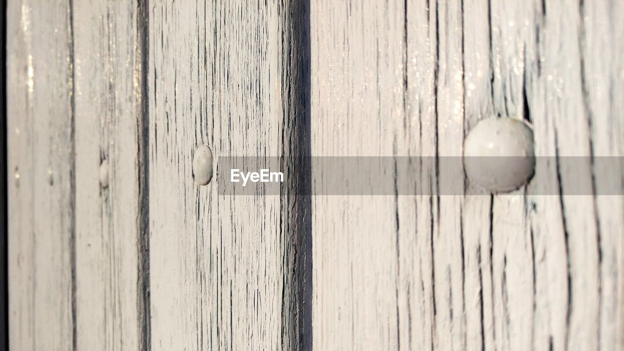 Full frame shot of wooden door