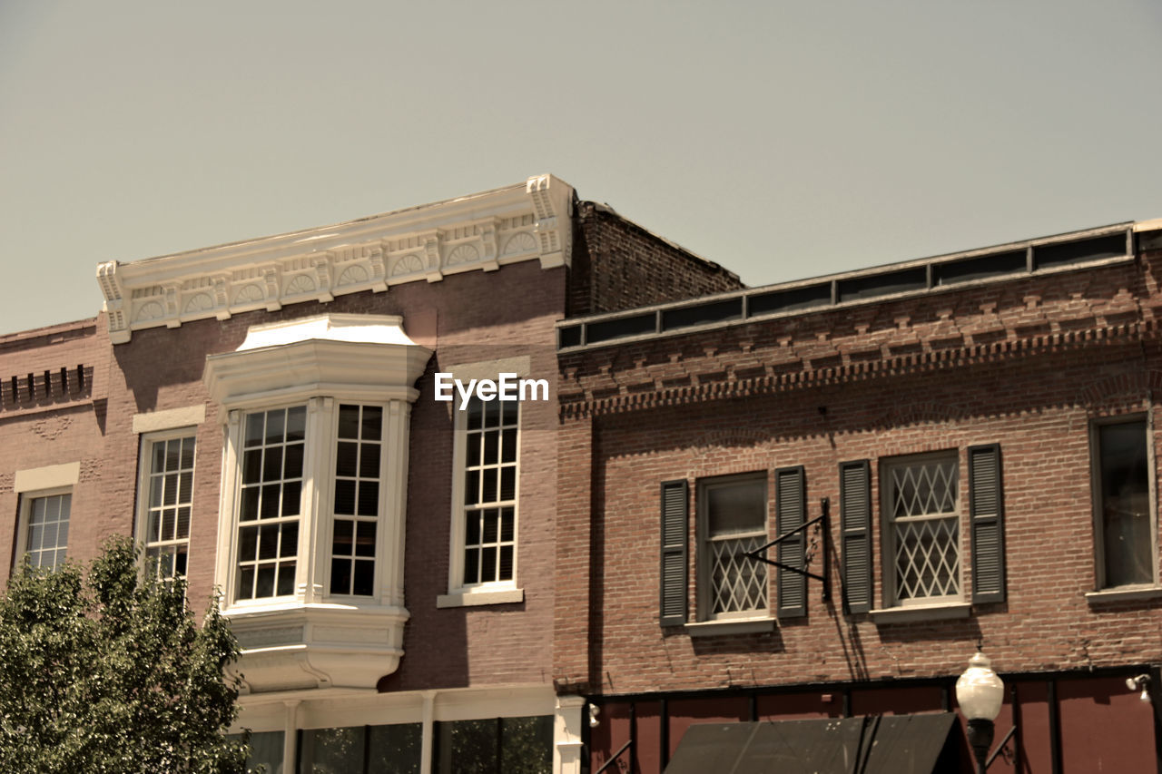 Low angle view of building against sky