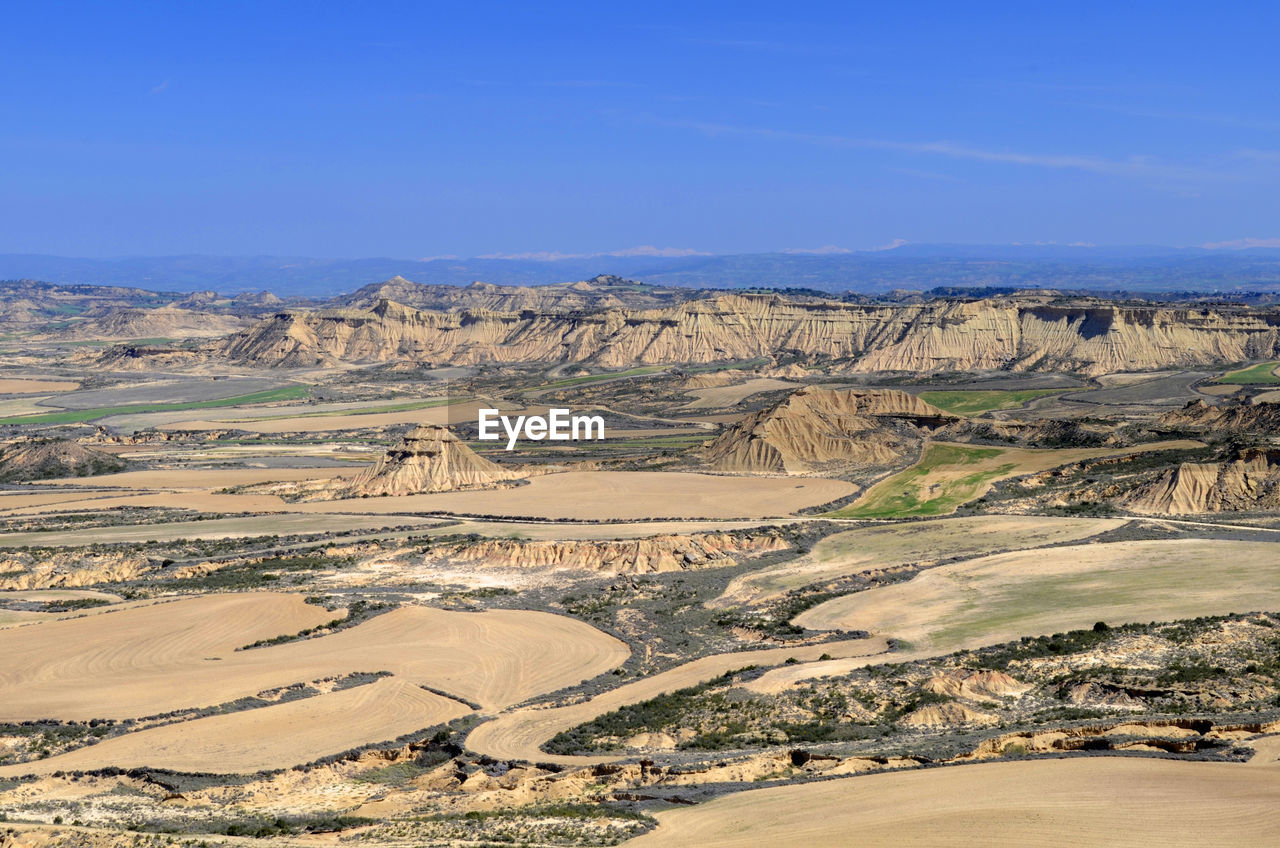 AERIAL VIEW OF A DESERT