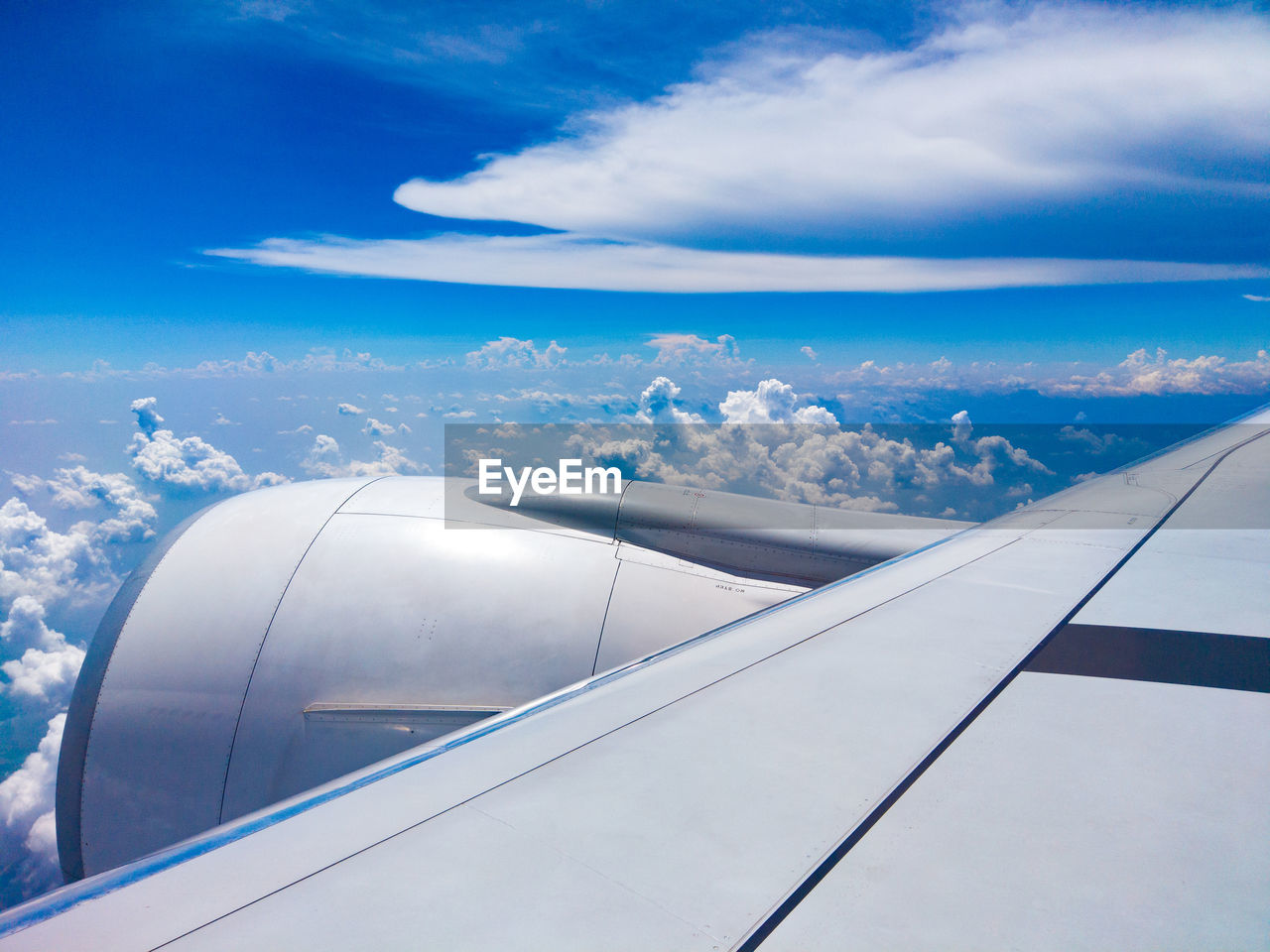 AERIAL VIEW OF CLOUDS AND SKY