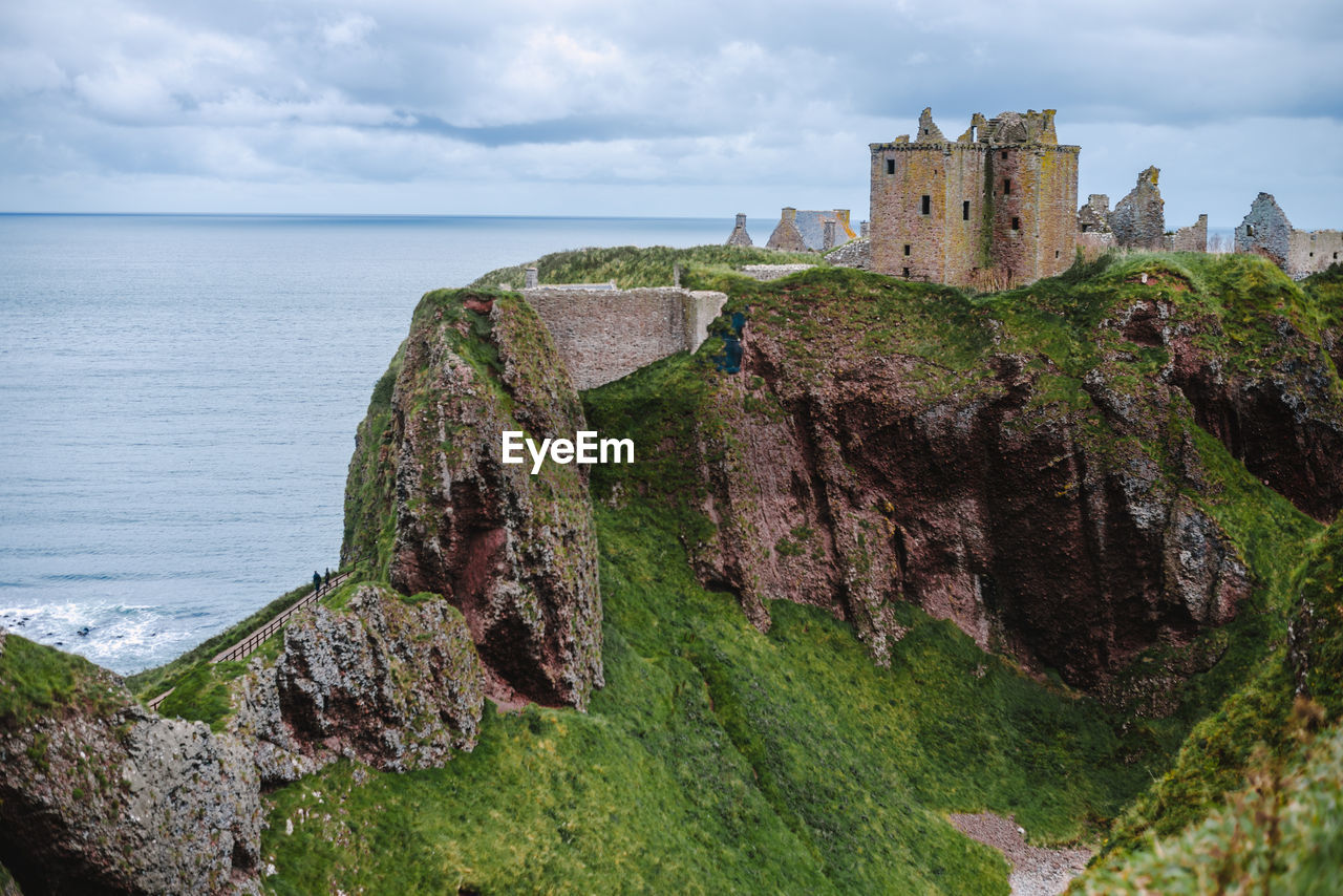 PANORAMIC VIEW OF SEA AND ROCKS