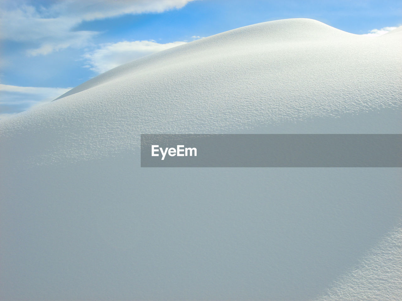 Close-up of snow covered land