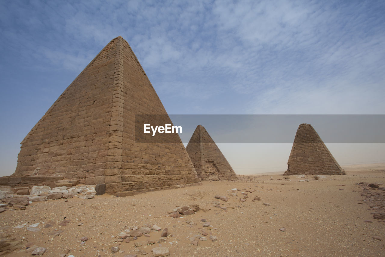 View of pyramids 