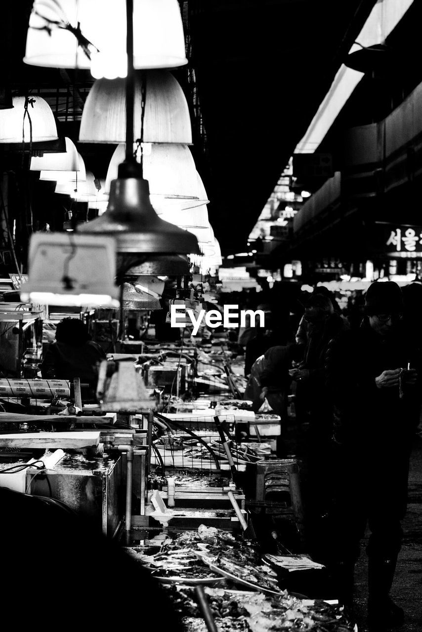 VIEW OF MARKET STALL